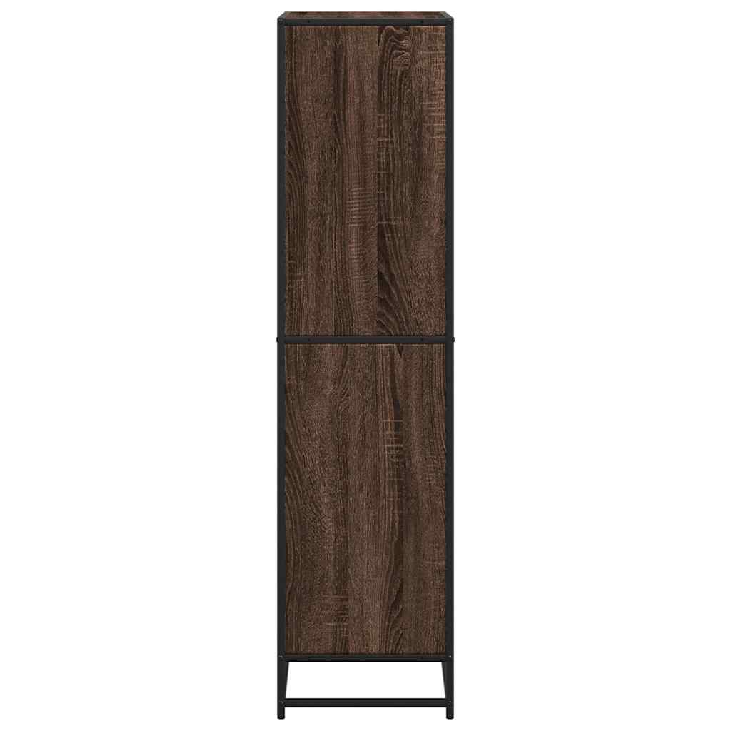 vidaXL Bibliotecă, stejar maro, 60x35x139 cm, lemn prelucrat