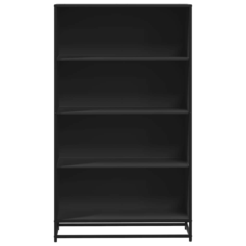 vidaXL Bibliotecă, negru, 80,5x35x139 cm, lemn prelucrat vidaXL Bibliotecă, negru, 80,5x35x139 cm, lemn prelucrat