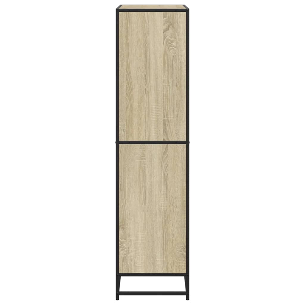 vidaXL Bibliotecă, stejar sonoma, 80,5x35x139 cm, lemn prelucrat vidaXL Bibliotecă, stejar sonoma, 80,5x35x139 cm, lemn prelucrat
