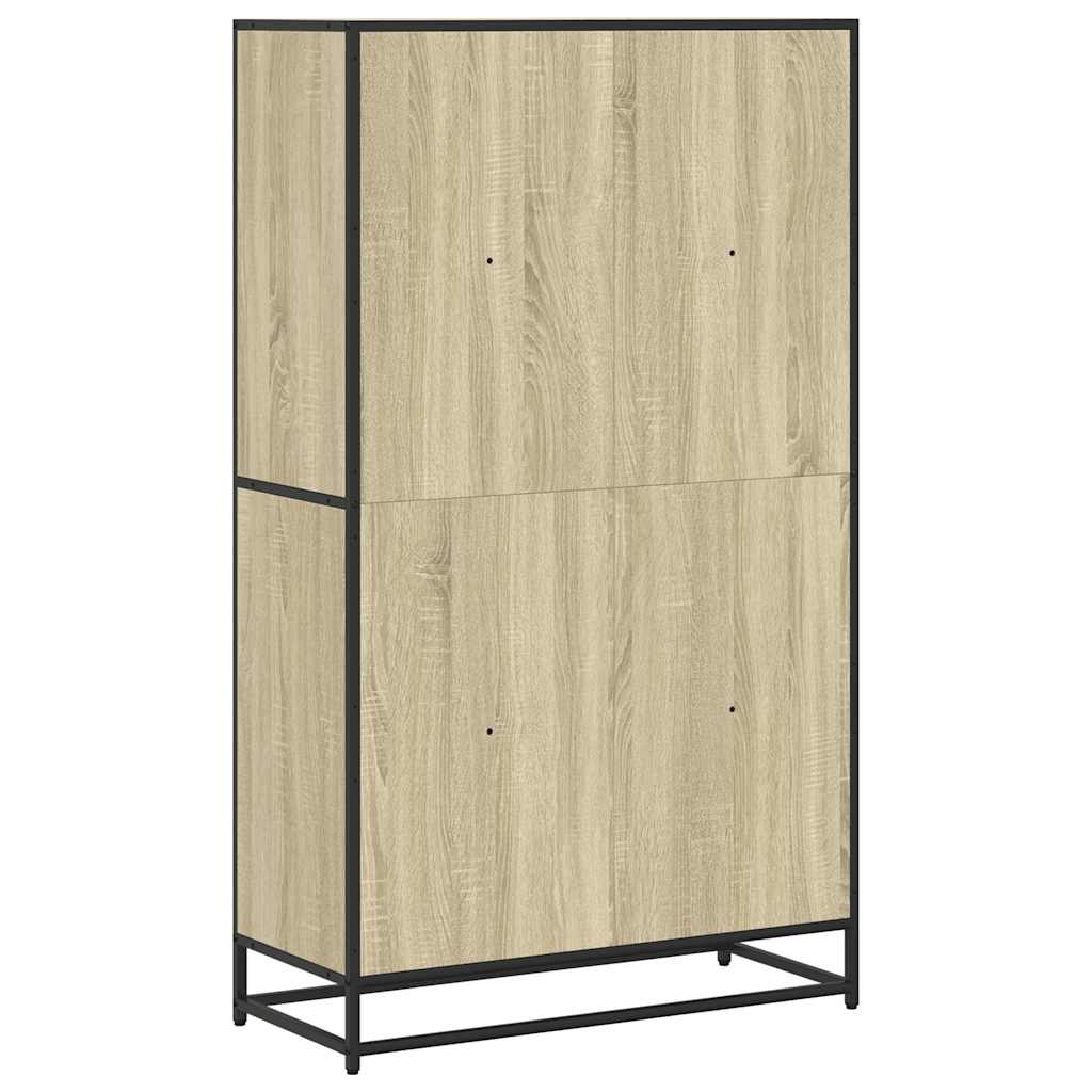vidaXL Bibliotecă, stejar sonoma, 80,5x35x139 cm, lemn prelucrat vidaXL Bibliotecă, stejar sonoma, 80,5x35x139 cm, lemn prelucrat