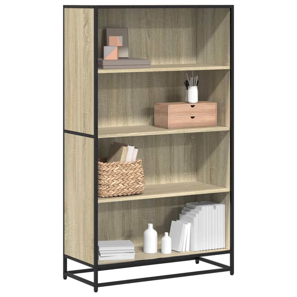 vidaXL Bibliotecă, stejar sonoma, 80,5x35x139 cm, lemn prelucrat vidaXL Bibliotecă, stejar sonoma, 80,5x35x139 cm, lemn prelucrat