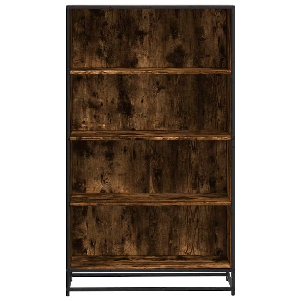 vidaXL Bibliotecă, stejar fumuriu, 80,5x35x139 cm, lemn prelucrat vidaXL Bibliotecă, stejar fumuriu, 80,5x35x139 cm, lemn prelucrat