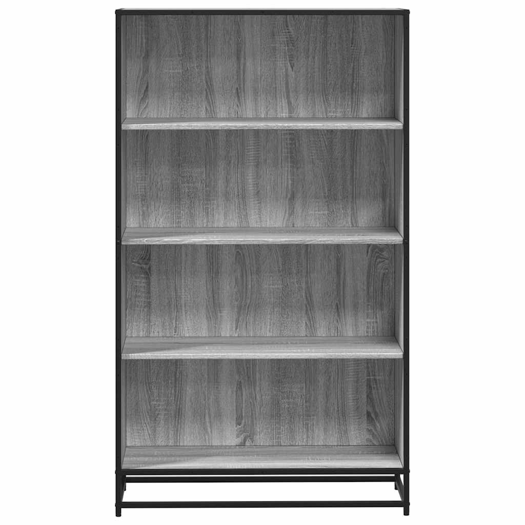 vidaXL Bibliotecă, gri sonoma, 80,5x35x139 cm, lemn prelucrat