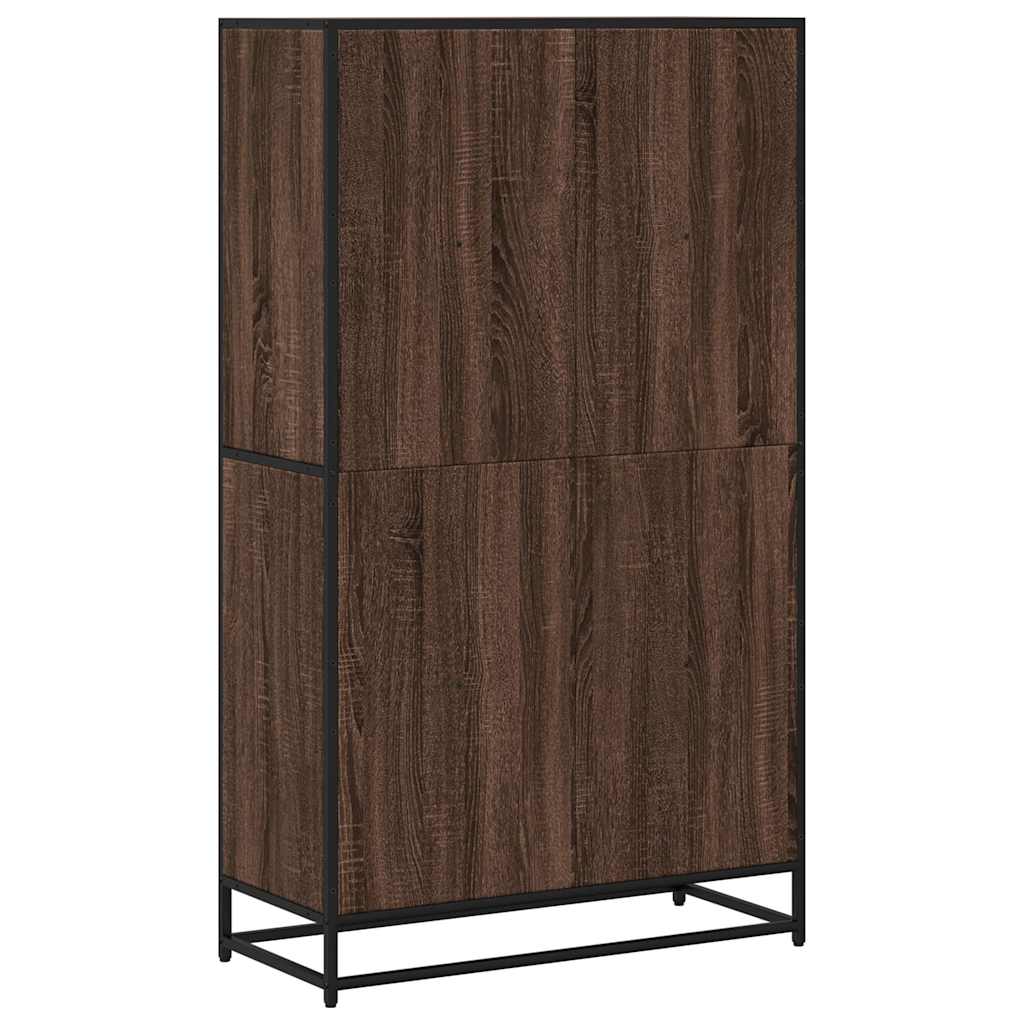 vidaXL Bibliotecă, stejar maro, 80,5x35x139 cm, lemn prelucrat vidaXL Bibliotecă, stejar maro, 80,5x35x139 cm, lemn prelucrat