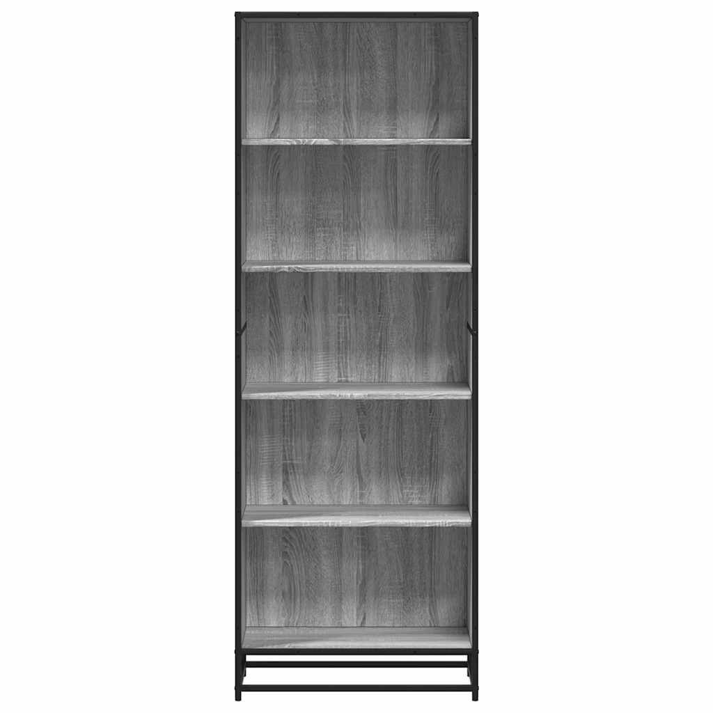 vidaXL Bibliotecă, gri sonoma, 60x35x170,5 cm, lemn prelucrat vidaXL Bibliotecă, gri sonoma, 60x35x170,5 cm, lemn prelucrat