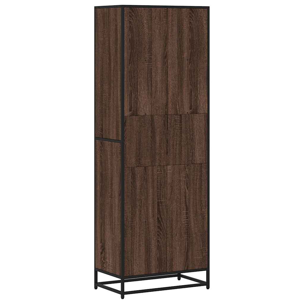 vidaXL Bibliotecă, stejar maro, 60x35x170,5 cm, lemn prelucrat vidaXL Bibliotecă, stejar maro, 60x35x170,5 cm, lemn prelucrat