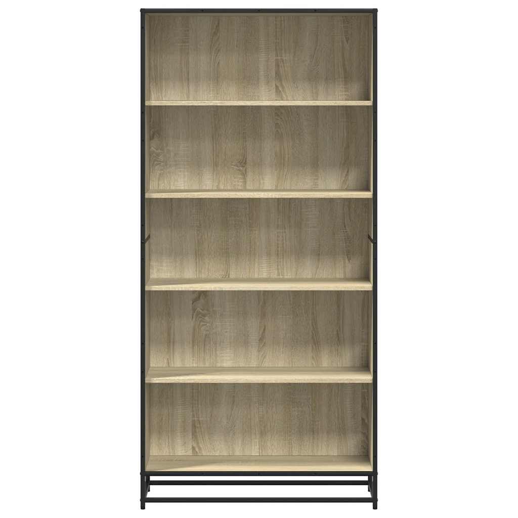 vidaXL Bibliotecă, stejar sonoma, 80,5x35x170,5 cm, lemn prelucrat vidaXL Bibliotecă, stejar sonoma, 80,5x35x170,5 cm, lemn prelucrat