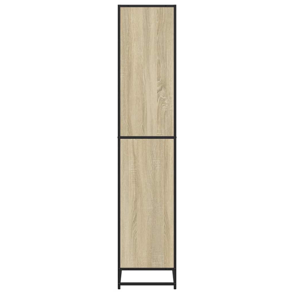 vidaXL Bibliotecă, stejar sonoma, 80,5x35x170,5 cm, lemn prelucrat vidaXL Bibliotecă, stejar sonoma, 80,5x35x170,5 cm, lemn prelucrat