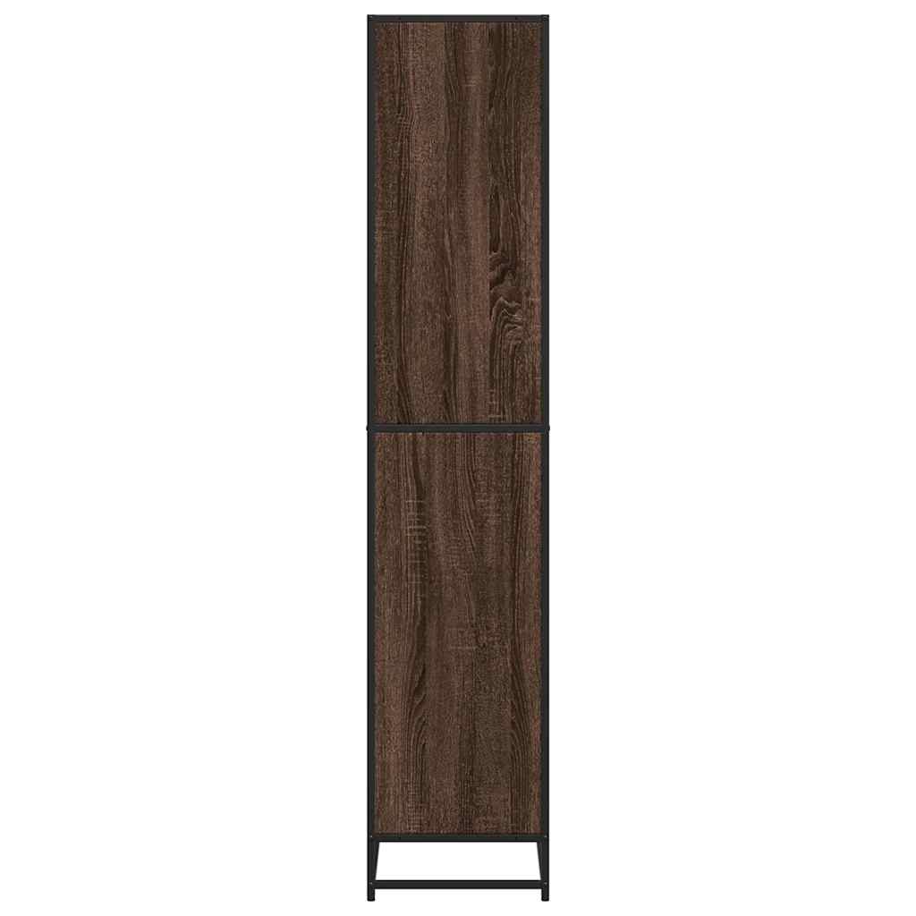vidaXL Bibliotecă, stejar maro, 80,5x35x170,5 cm, lemn prelucrat vidaXL Bibliotecă, stejar maro, 80,5x35x170,5 cm, lemn prelucrat