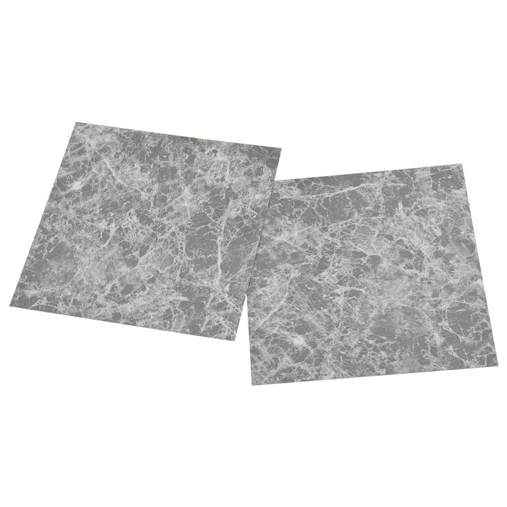 vidaXL Plăci de pardoseală autoadezive,20 buc., gri beton,PVC,1,86 m²