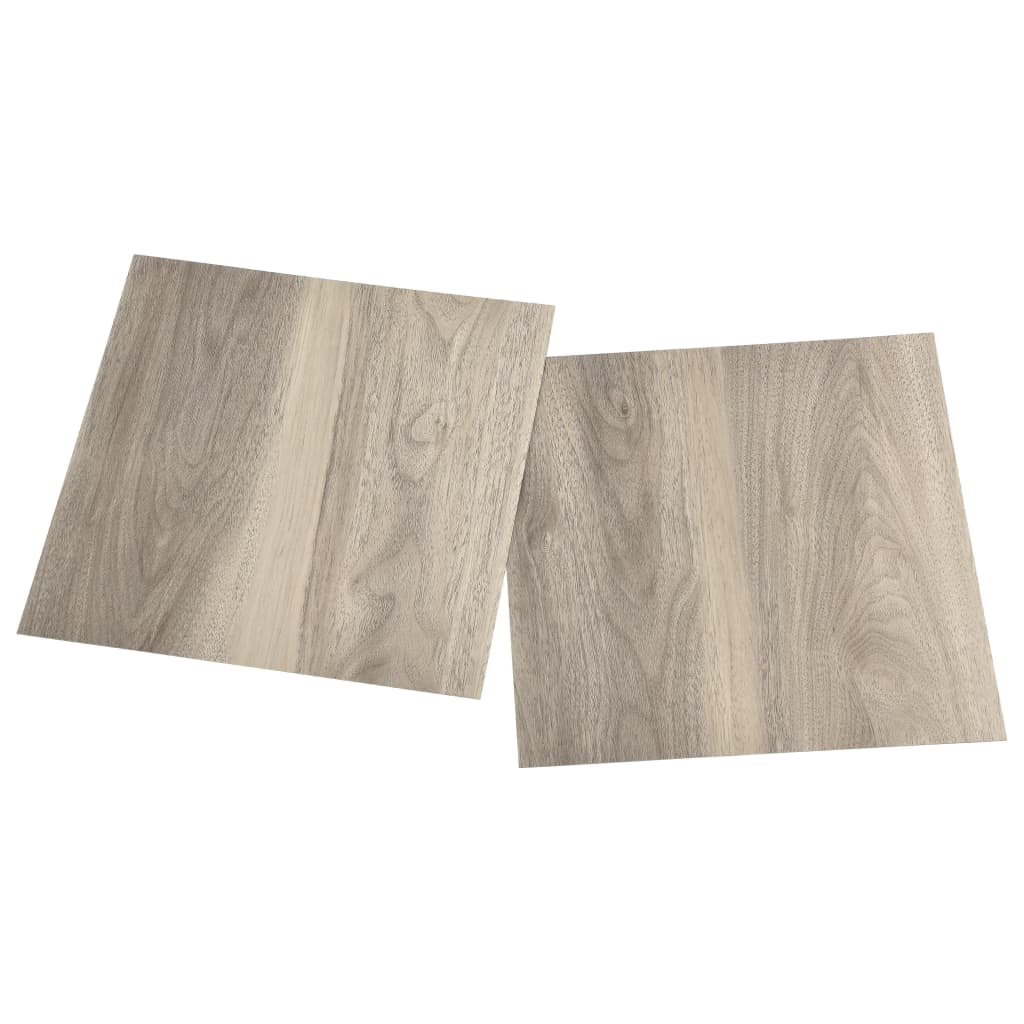 vidaXL Plăci de pardoseală autoadezive 20 buc. gri taupe, PVC, 1,86 m² vidaXL Plăci de pardoseală autoadezive 20 buc. gri taupe, PVC, 1,86 m²