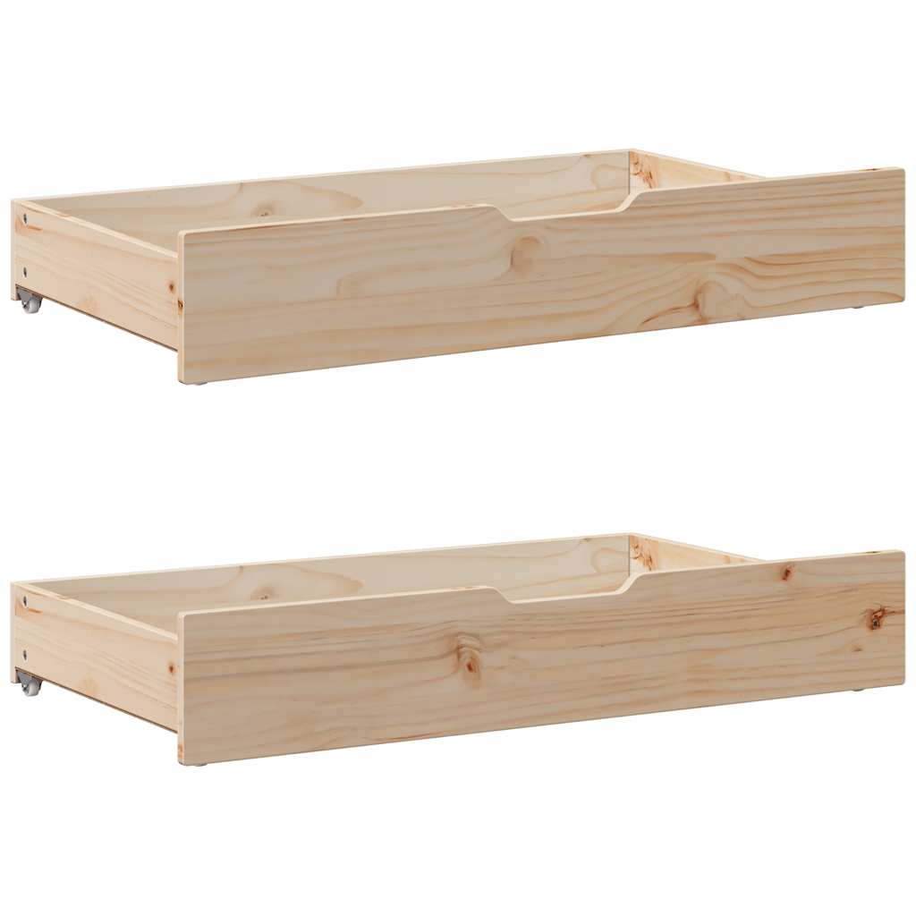 vidaXL Cadru de pat fără saltea, 140x190 cm, lemn masiv de pin vidaXL Cadru de pat fără saltea, 140x190 cm, lemn masiv de pin