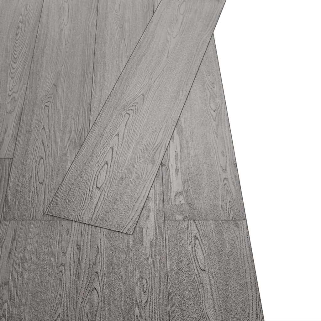 vidaXL Plăci pardoseală autoadezive, gri închis, 5,21 m², 2 mm, PVC vidaXL Plăci pardoseală autoadezive, gri închis, 5,21 m², 2 mm, PVC