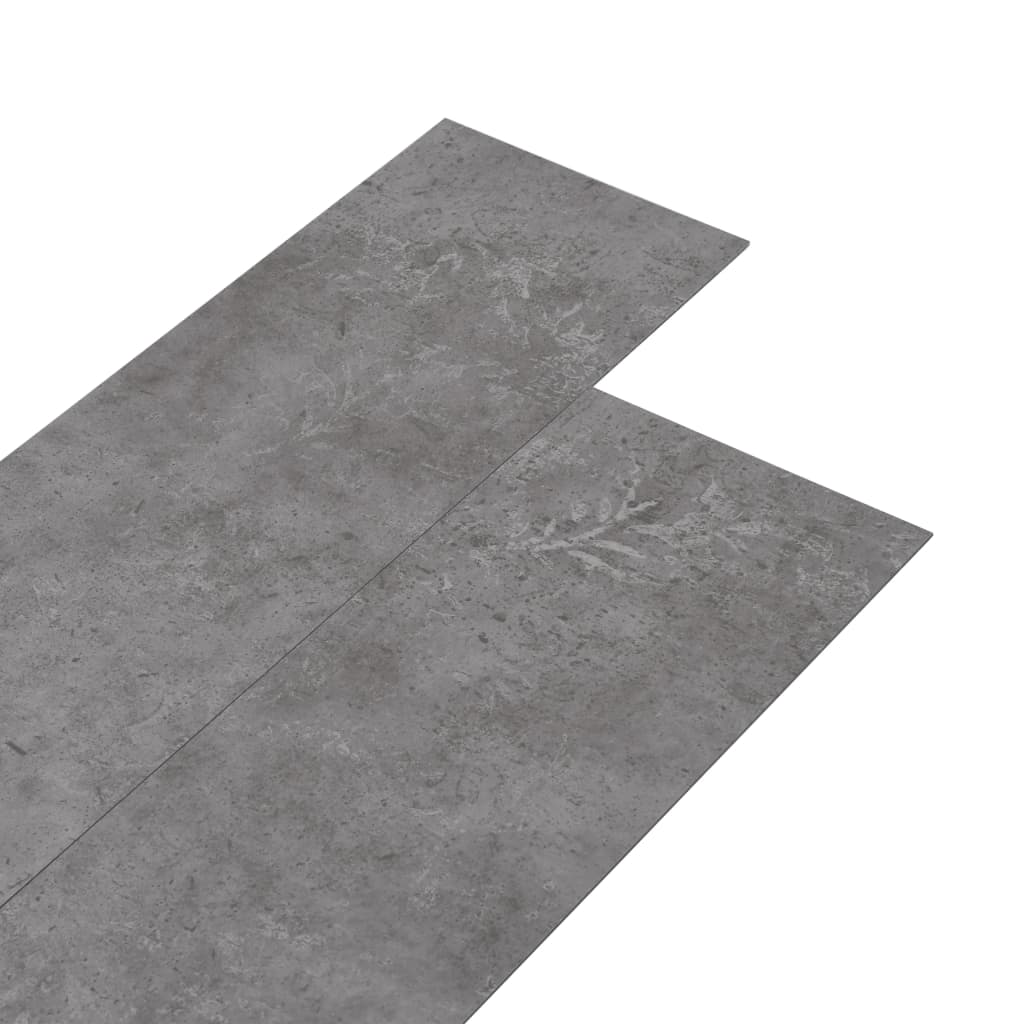 vidaXL Plăci pardoseală autoadezive, gri beton, 5,21 m², 2 mm, PVC vidaXL Plăci pardoseală autoadezive, gri beton, 5,21 m², 2 mm, PVC