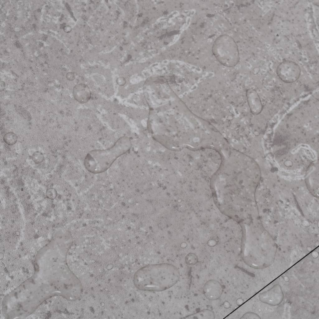 vidaXL Plăci pardoseală autoadezive, gri pământiu, 5,21 m², 2 mm, PVC vidaXL Plăci pardoseală autoadezive, gri pământiu, 5,21 m², 2 mm, PVC