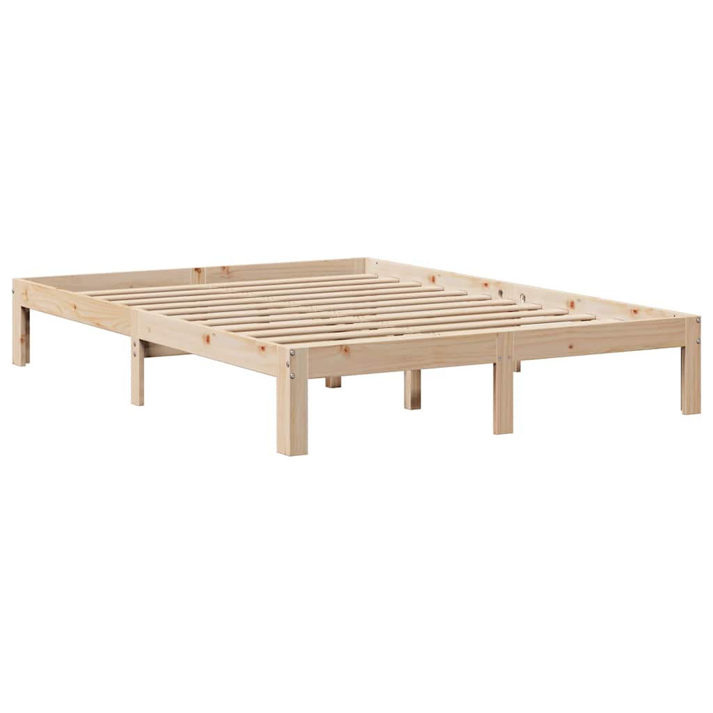 vidaXL Cadru de pat cu sertare, 160x200 cm, lemn masiv pin vidaXL Cadru de pat cu sertare, 160x200 cm, lemn masiv pin