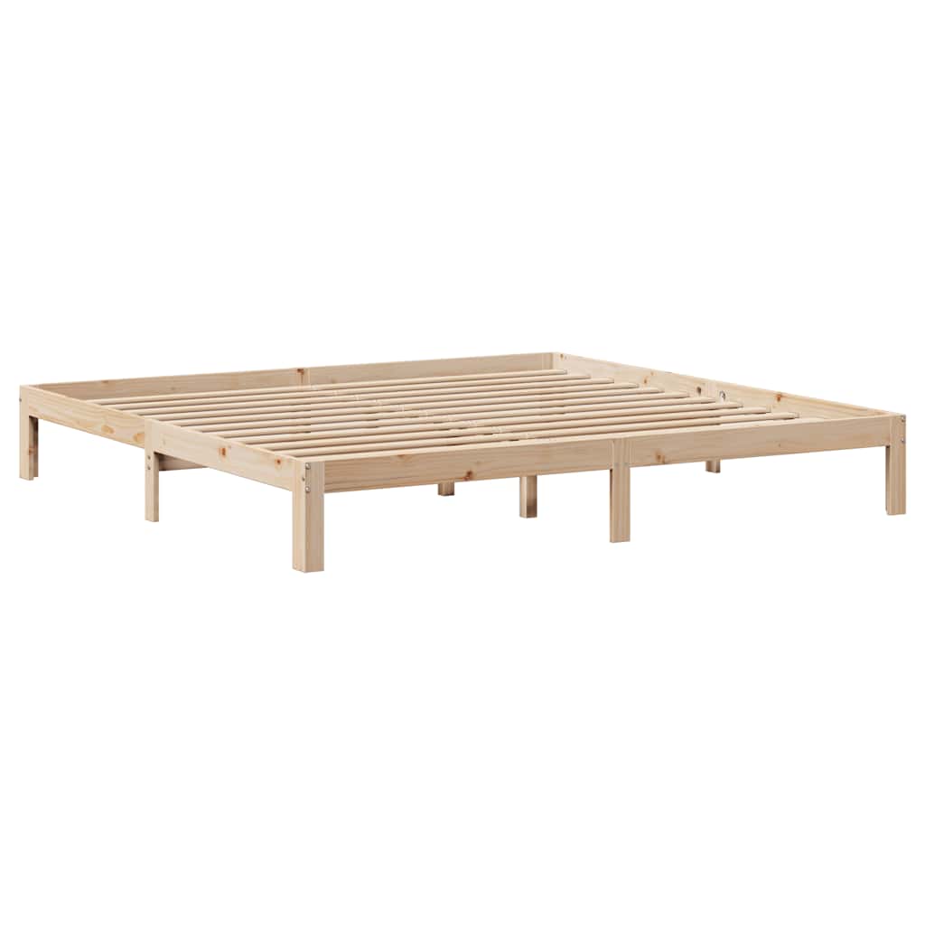vidaXL Cadru de pat cu sertare 180x200 cm lemn masiv pin
