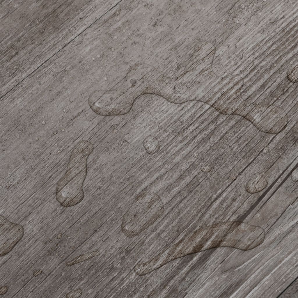 vidaXL Plăci pardoseală autoadezive, lemn maro mat, 5,21 m², 2 mm, PVC vidaXL Plăci pardoseală autoadezive, lemn maro mat, 5,21 m², 2 mm, PVC