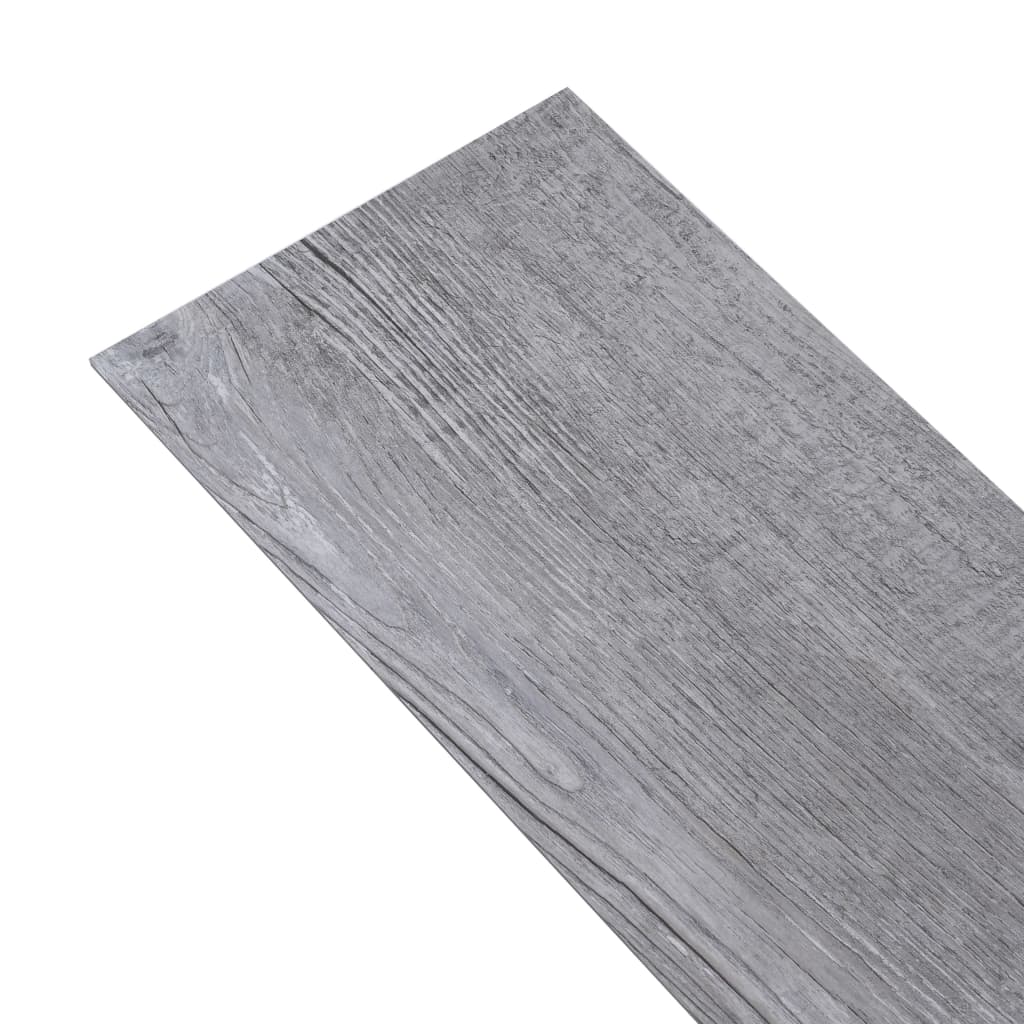 vidaXL Plăci pardoseală autoadezive, lemn gri mat, 5,21 m², 2 mm, PVC vidaXL Plăci pardoseală autoadezive, lemn gri mat, 5,21 m², 2 mm, PVC