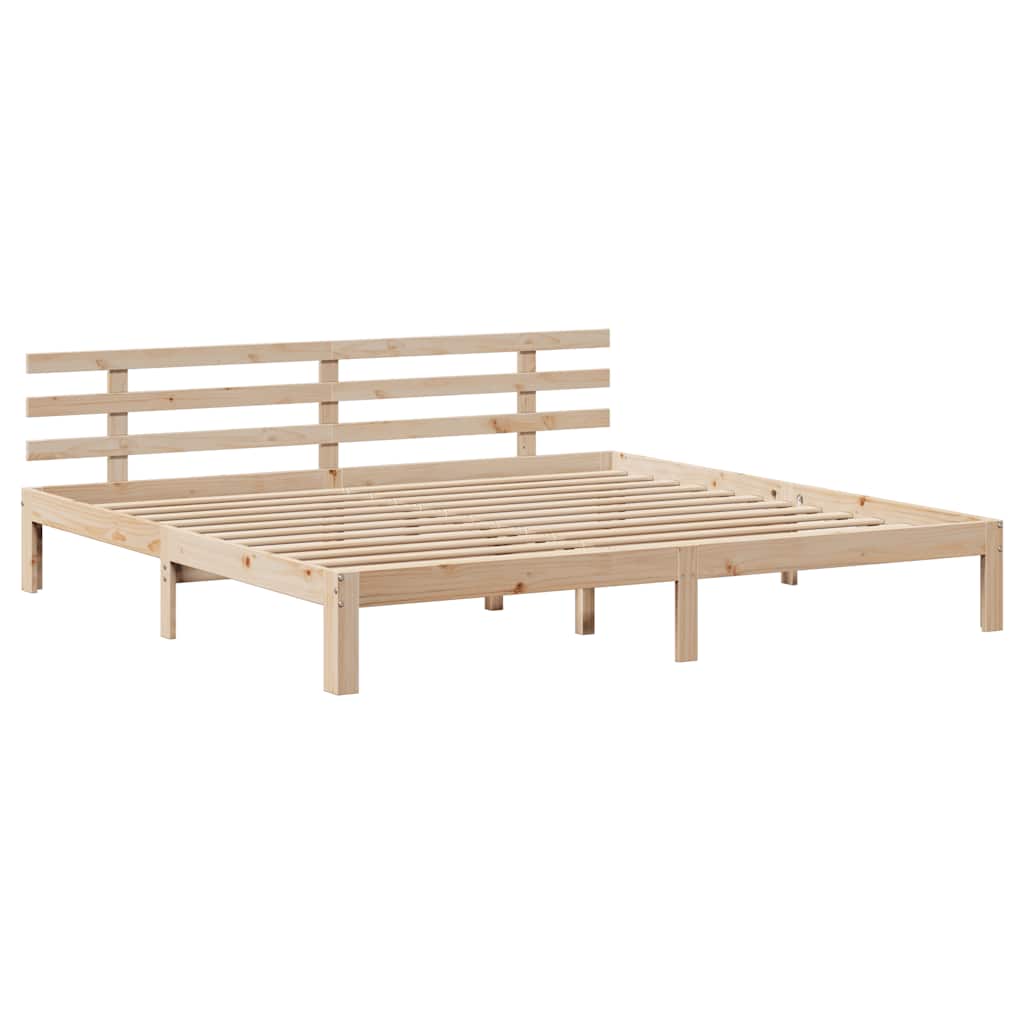 vidaXL Cadru de pat cu sertare 180x200 cm lemn masiv pin