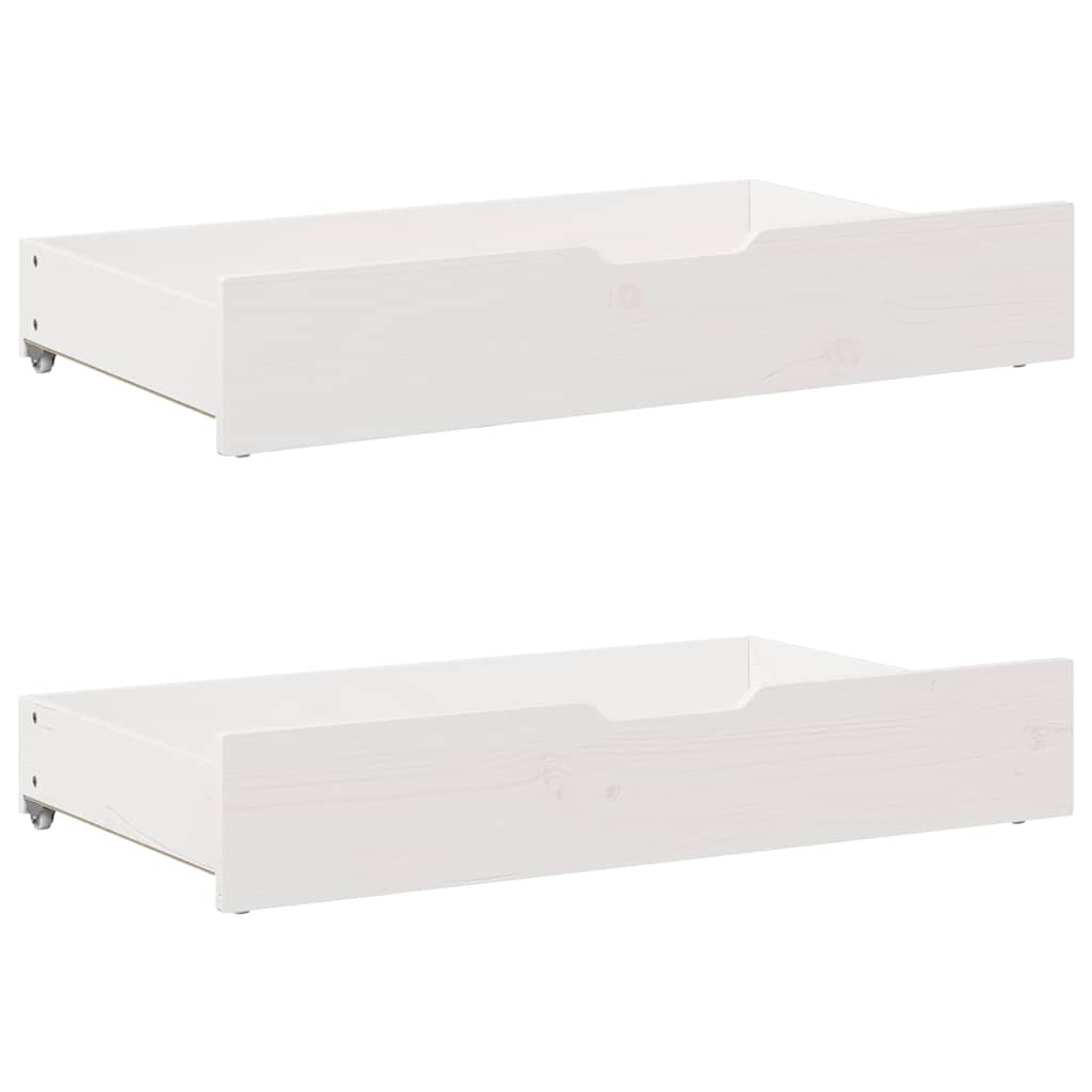 vidaXL Cadru de pat cu sertare de copii, 90x200 cm, lemn masiv pin