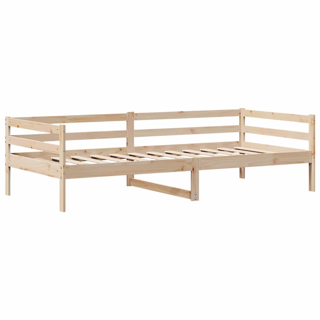 vidaXL Pat de zi cu sertare, 80x200 cm, lemn masiv pin