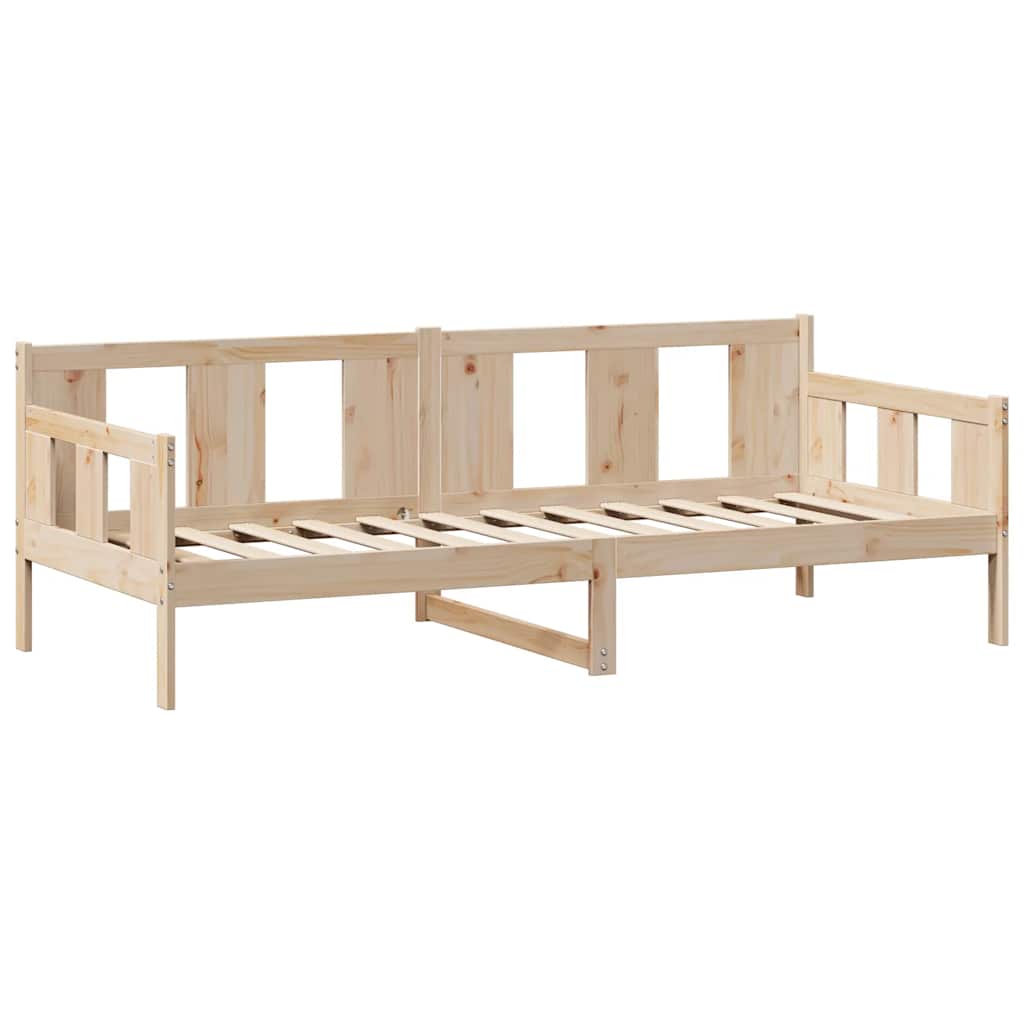 vidaXL Pat de zi cu sertare, 90x200 cm, lemn masiv pin