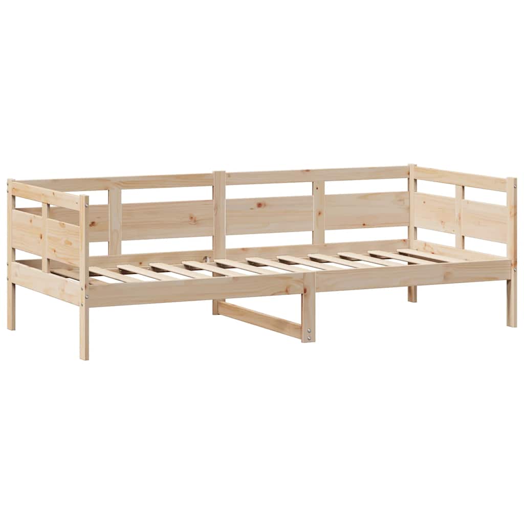vidaXL Pat de zi cu sertare, 90x200 cm, lemn masiv pin