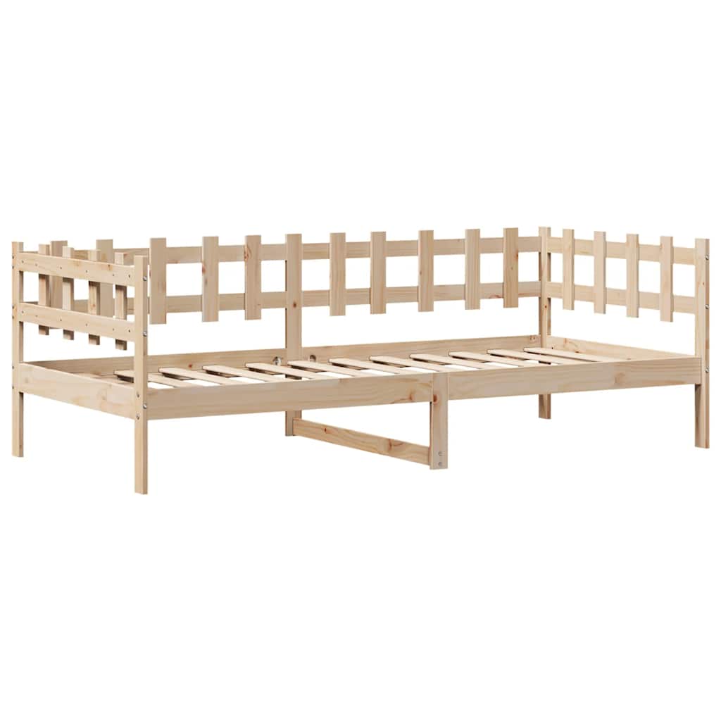 vidaXL Pat de zi cu sertare, 90x190 cm, lemn masiv de pin