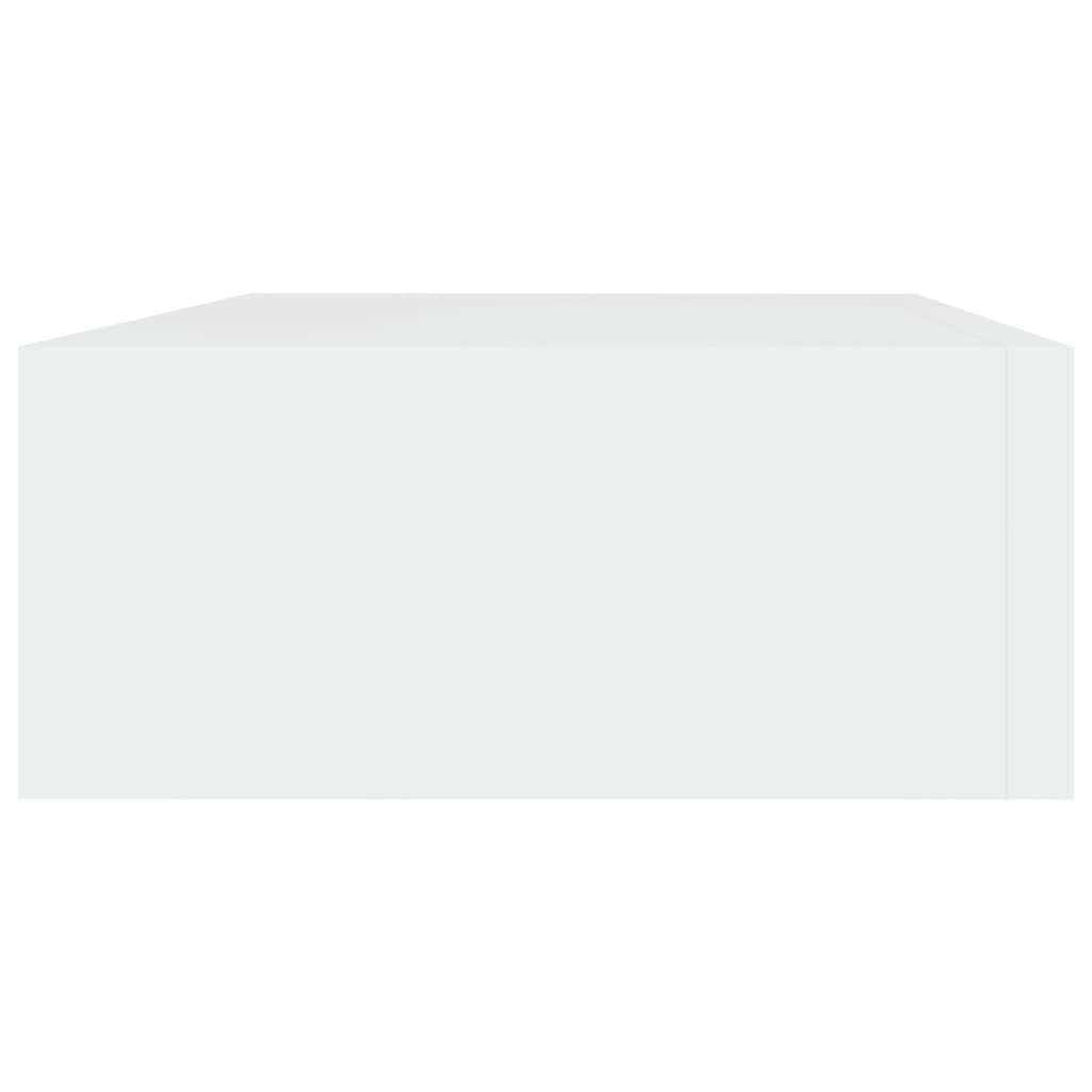 vidaXL Dulap de perete cu sertare, 2 buc., alb, 40x23,5x10 cm, MDF vidaXL Dulap de perete cu sertare, 2 buc., alb, 40x23,5x10 cm, MDF