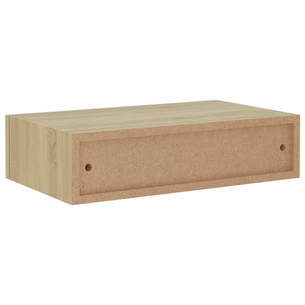 vidaXL Dulap de perete cu sertar, stejar, 40x23,5x10 cm, MDF vidaXL Dulap de perete cu sertar, stejar, 40x23,5x10 cm, MDF