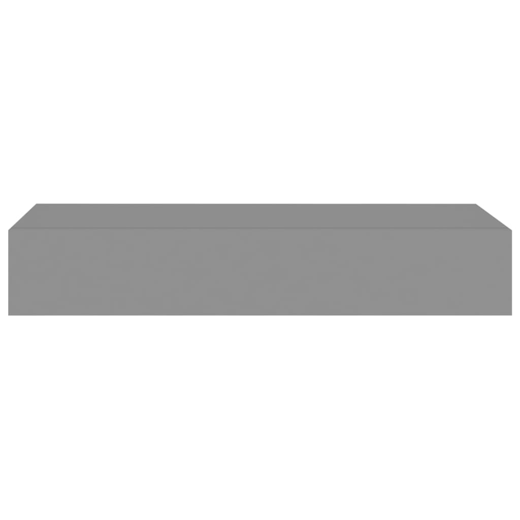 vidaXL Dulapuri de perete cu sertare, 2 buc. gri, 60x23,5x10 cm, MDF