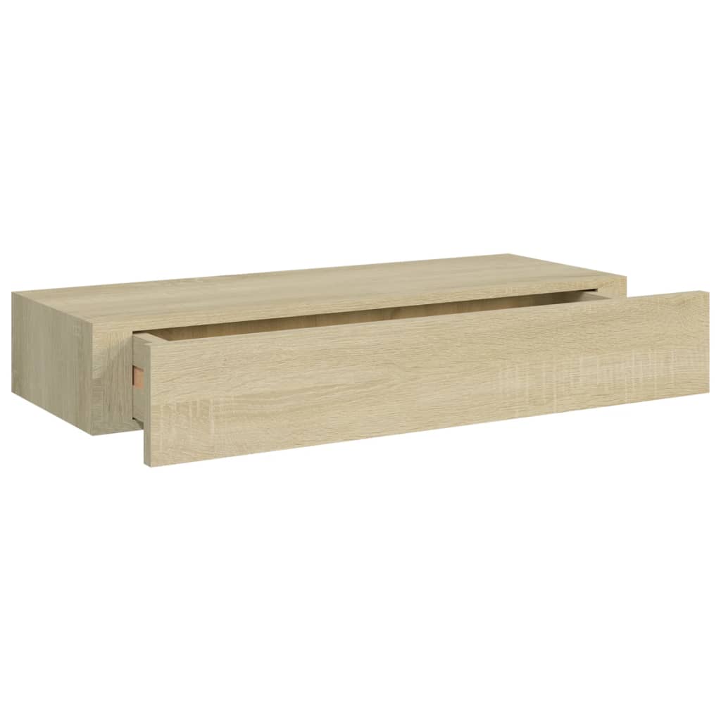 vidaXL Dulap de perete cu sertar, stejar, 60x23,5x10 cm, MDF