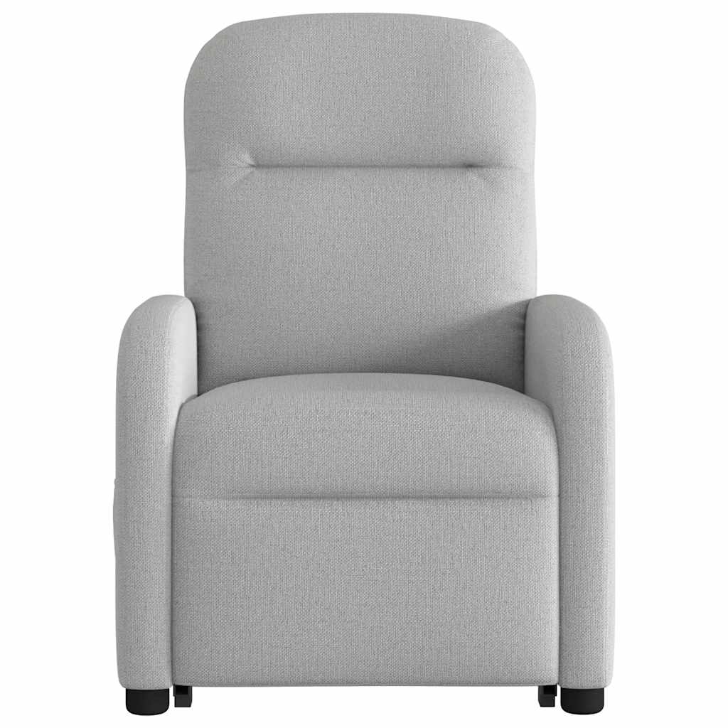 vidaXL Scaun înclinabil vertical din țesătură gri nor vidaXL Scaun înclinabil vertical din țesătură gri nor