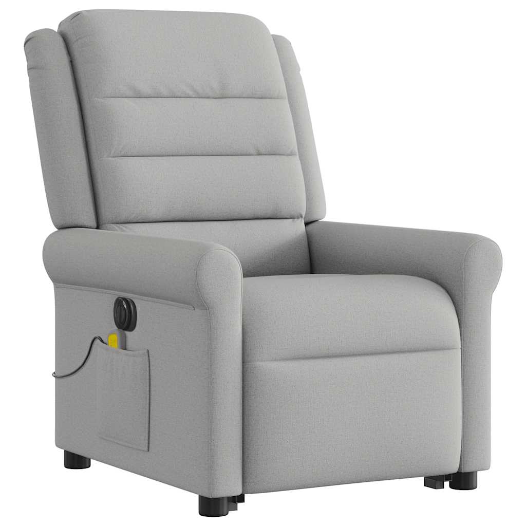 vidaXL Scaun electric pentru masaj picioare în picioare stofa gri nor vidaXL Scaun electric pentru masaj picioare în picioare stofa gri nor