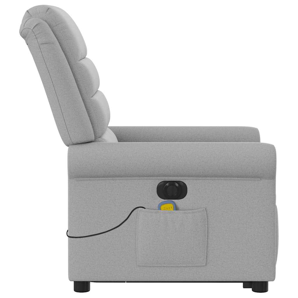 vidaXL Scaun electric pentru masaj picioare în picioare stofa gri nor vidaXL Scaun electric pentru masaj picioare în picioare stofa gri nor