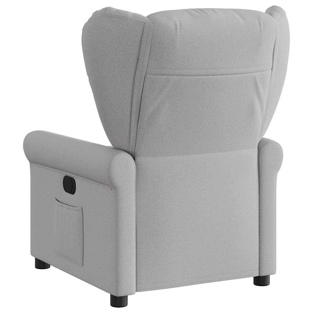 vidaXL Scaun reclinabil electric Cloud Grey Fabric vidaXL Scaun reclinabil electric Cloud Grey Fabric