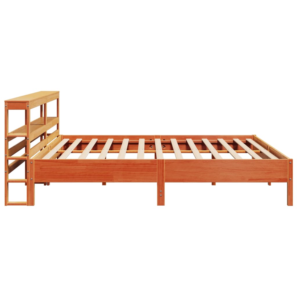 vidaXL Cadru de pat fără saltea, maro ceruit 180x200 cm lemn masiv pin vidaXL Cadru de pat fără saltea, maro ceruit 180x200 cm lemn masiv pin