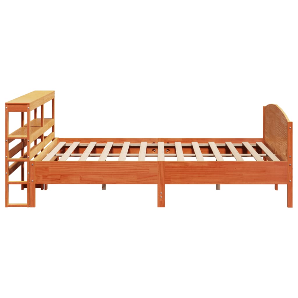 vidaXL Cadru de pat fără saltea, maro ceruit 200x200 cm lemn masiv pin vidaXL Cadru de pat fără saltea, maro ceruit 200x200 cm lemn masiv pin