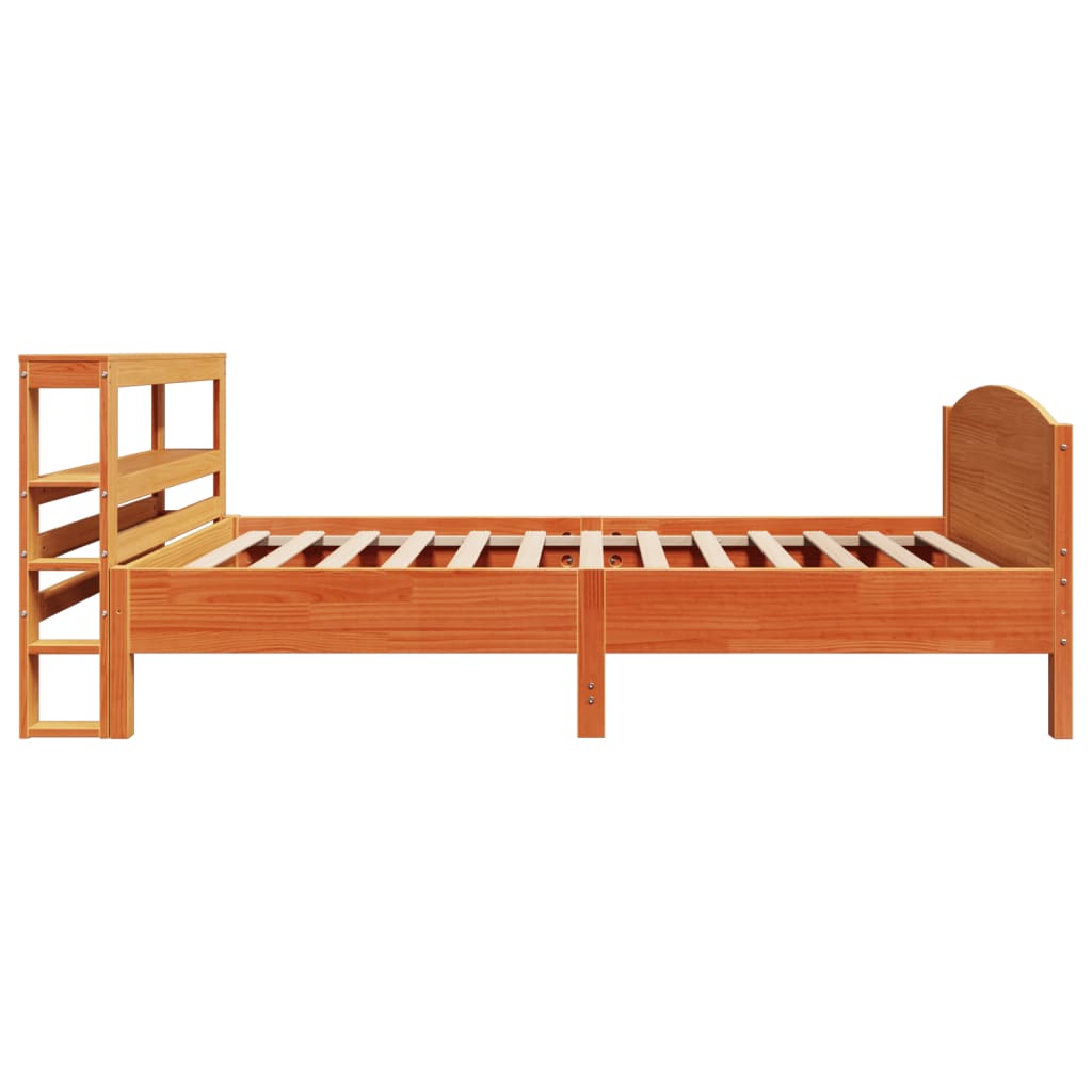vidaXL Pat de zi fără saltea, maro ceruit, 90x200 cm, lemn masiv pin vidaXL Pat de zi fără saltea, maro ceruit, 90x200 cm, lemn masiv pin
