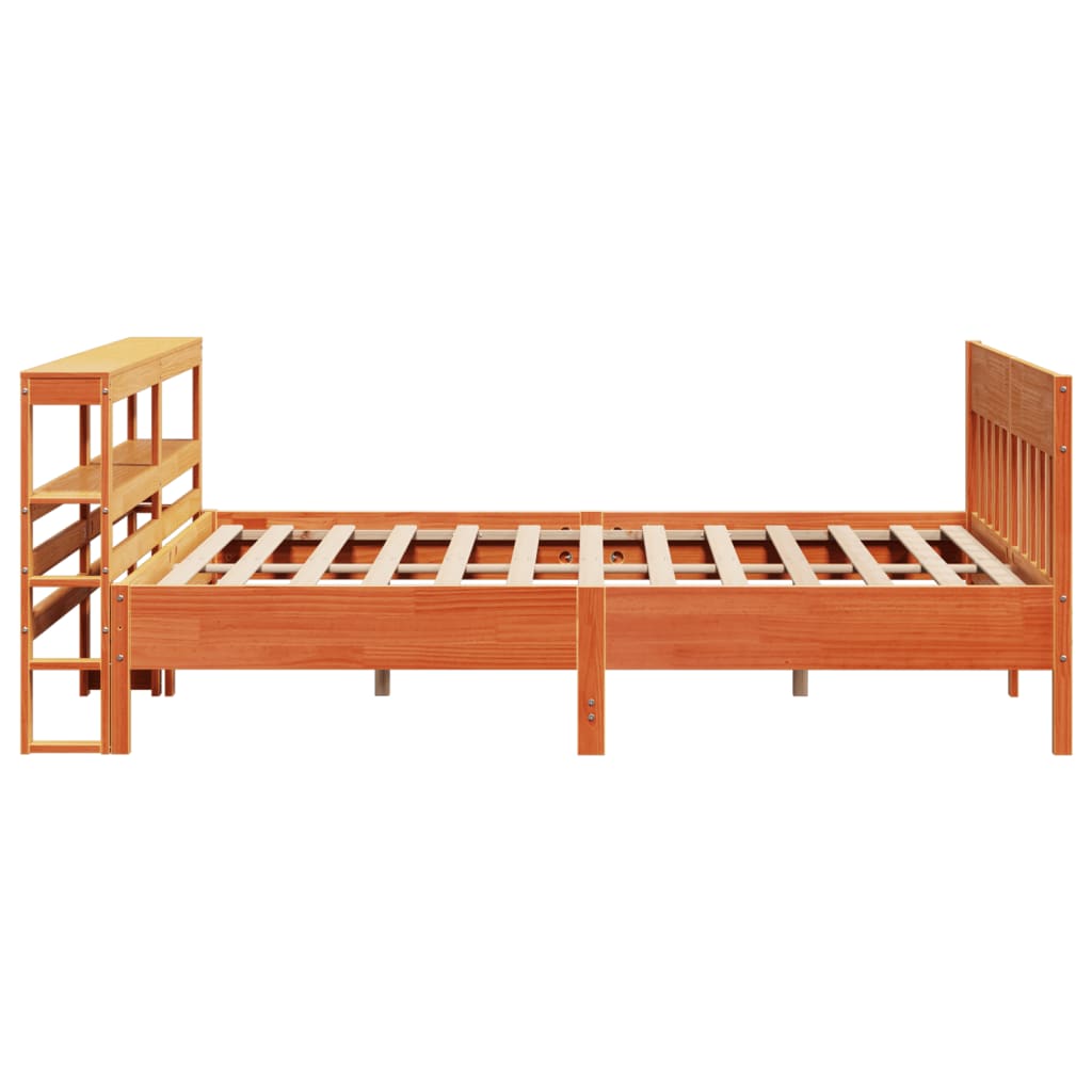 vidaXL Cadru de pat fără saltea, maro ceruit 200x200 cm lemn masiv pin vidaXL Cadru de pat fără saltea, maro ceruit 200x200 cm lemn masiv pin