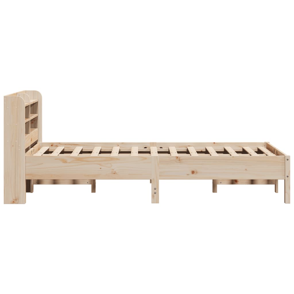 vidaXL Cadru de pat fără saltea, 75x190 cm, lemn masiv de pin