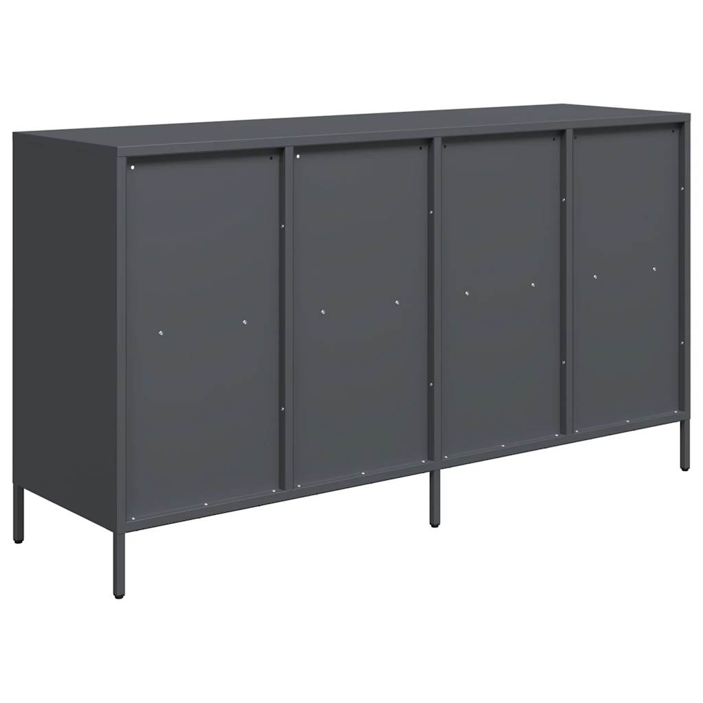 vidaXL Dulap, antracit, 135x39x73,5 cm, oțel laminat la rece vidaXL Dulap, antracit, 135x39x73,5 cm, oțel laminat la rece