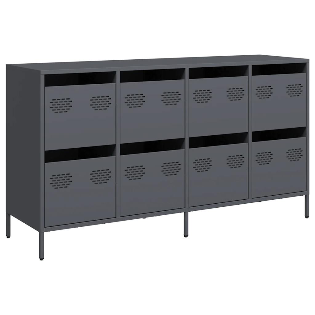 vidaXL Dulap, antracit, 135x39x73,5 cm<br />, oțel laminat la rece