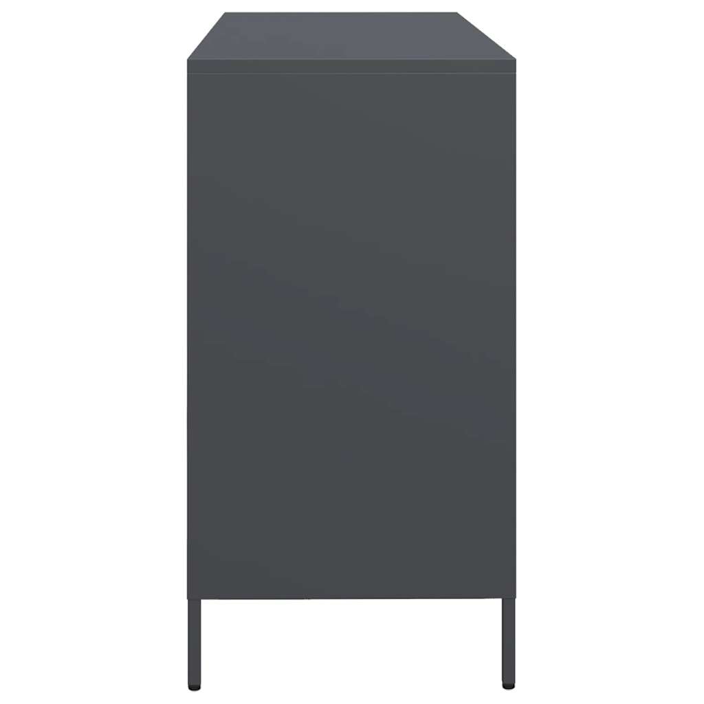 vidaXL Dulap, antracit, 135x39x73,5 cm<br />, oțel laminat la rece