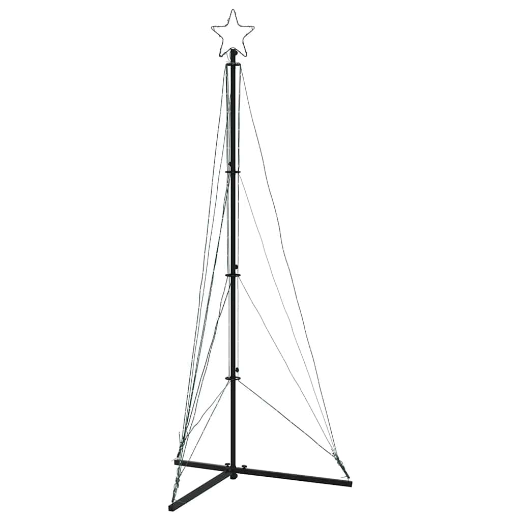 vidaXL Pom de Crăciun LED 363 LED-uri Alb Rece 182 cm