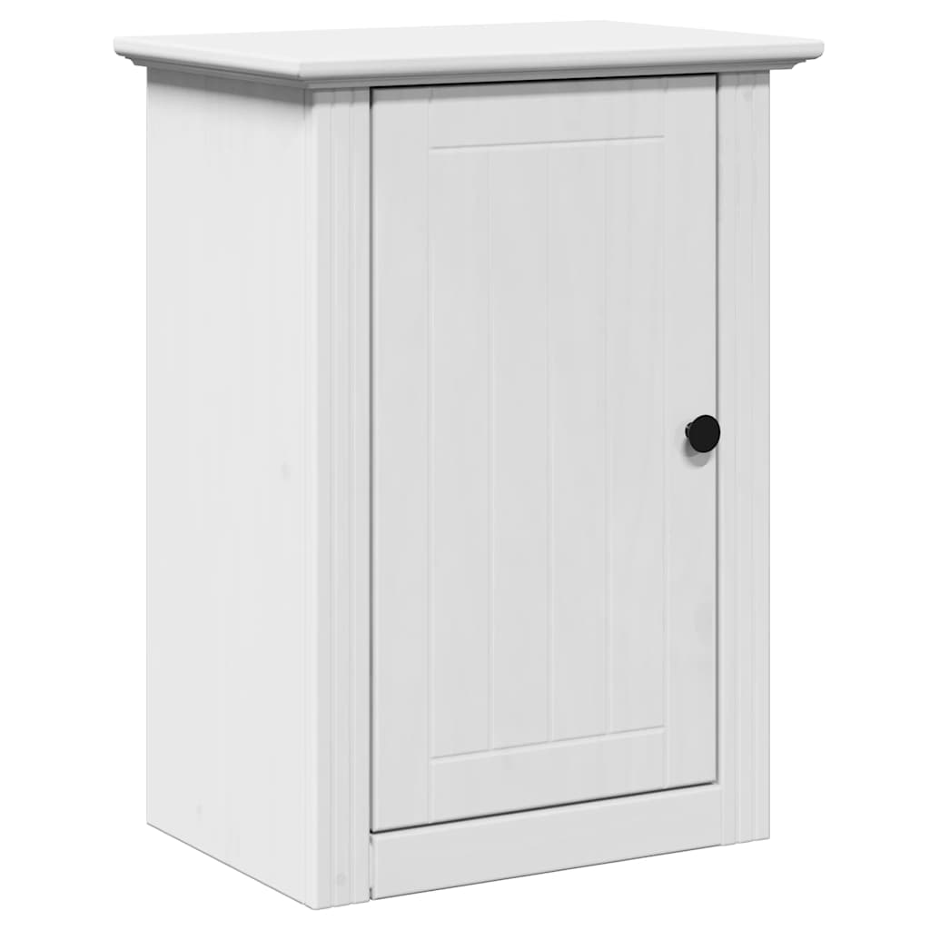 vidaXL Set mobilier baie BODO, 4 piese, alb, lemn masiv de pin vidaXL Set mobilier baie BODO, 4 piese, alb, lemn masiv de pin