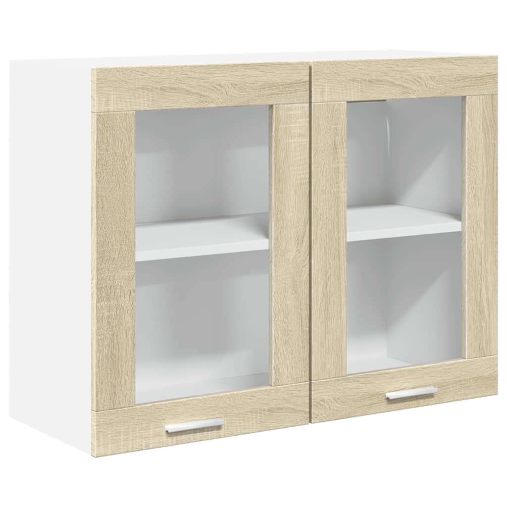 vidaXL Set dulapuri de bucătărie 7 piese stejar sonoma, lemn prelucrat vidaXL Set dulapuri de bucătărie 7 piese stejar sonoma, lemn prelucrat