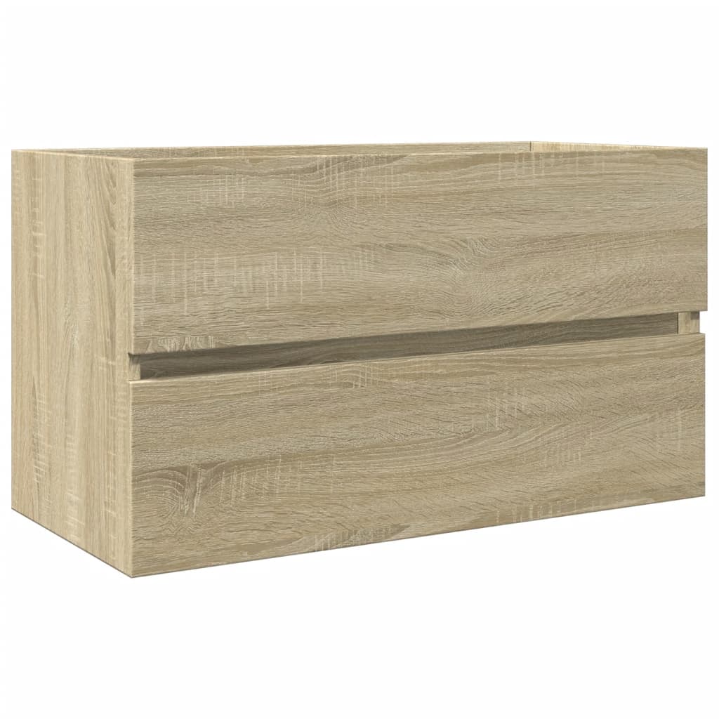 vidaXL Set mobilier de baie, 2 piese, ceramică și lemn prelucrat vidaXL Set mobilier de baie, 2 piese, ceramică și lemn prelucrat