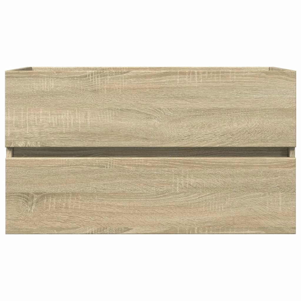 vidaXL Set mobilier de baie, 2 piese, ceramică și lemn prelucrat vidaXL Set mobilier de baie, 2 piese, ceramică și lemn prelucrat